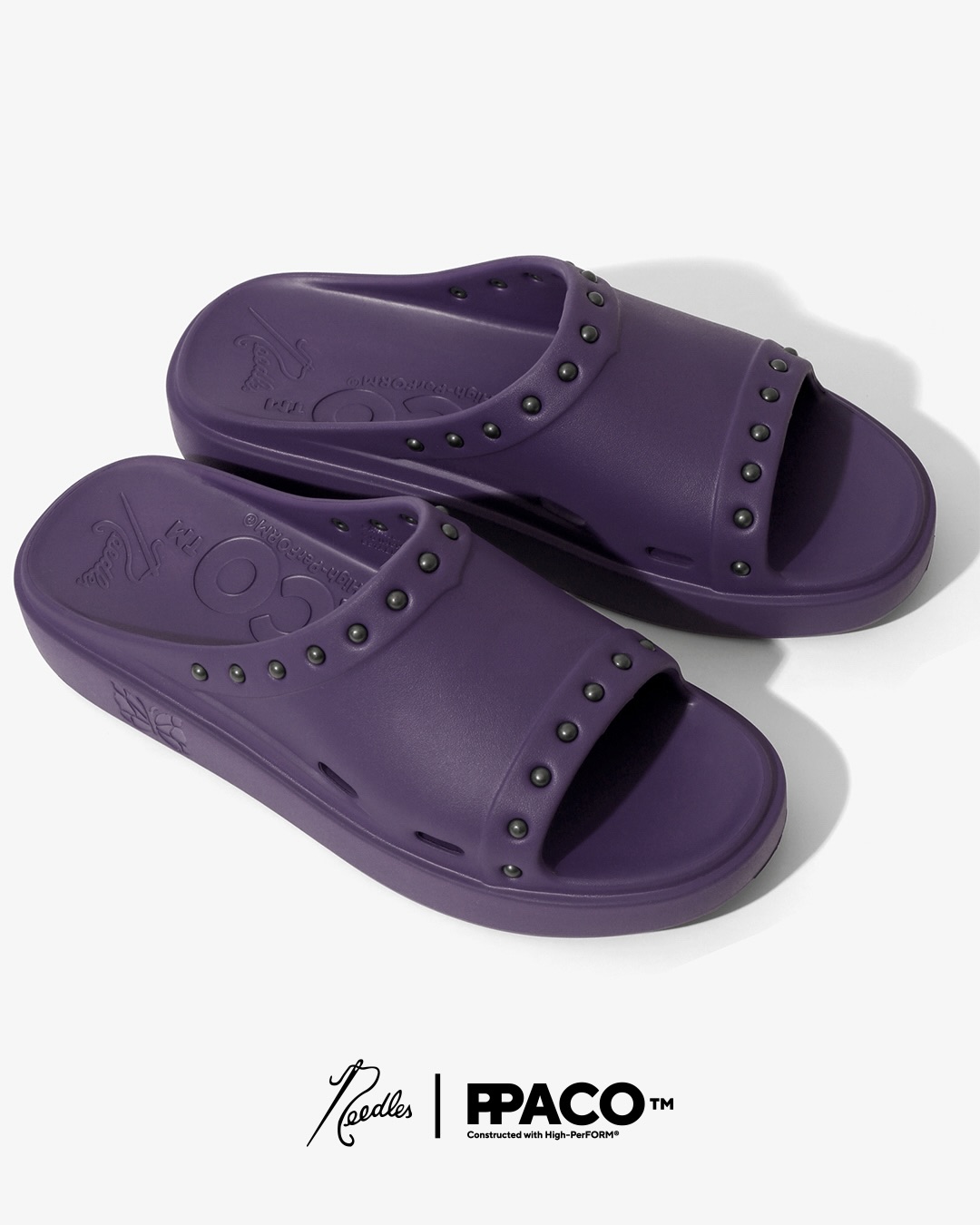 NEEDLES × PPACO™ 첫 콜라보! 나비 로고 담은 슬라이드 샌들 등장